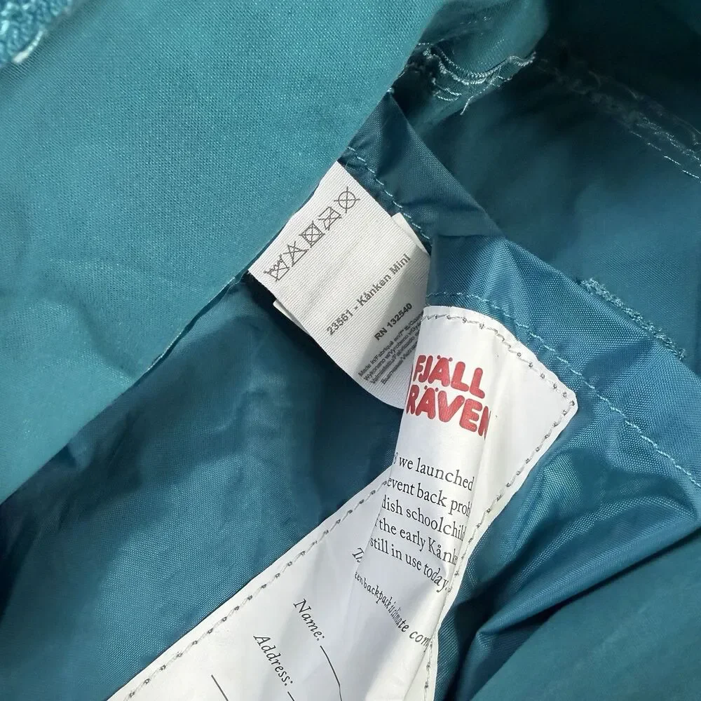 Teal Kånken Mini Backpack